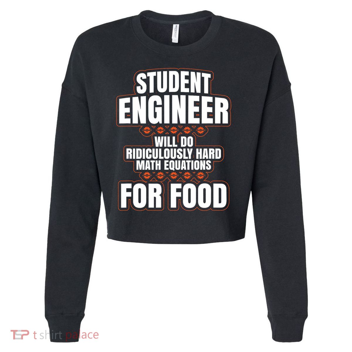 Funny Engineer Gifts Engineering College Student Gift Ideas Cropped Pullover Crew