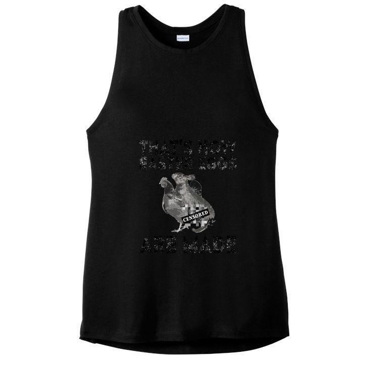 Funny Easter Gift Naughty Easter Meme Dirty Easter Ladies PosiCharge Tri-Blend Wicking Tank