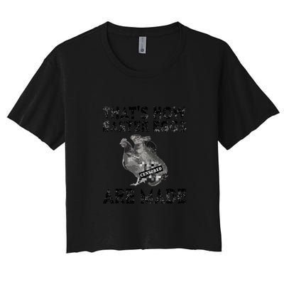 Funny Easter Gift Naughty Easter Meme Dirty Easter Crop Top