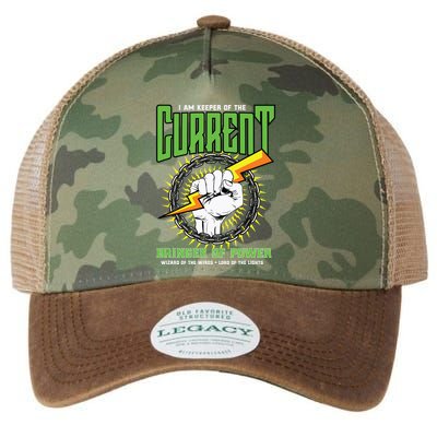 Funny Electrician Gift Electrical Engineer Lineman Legacy Tie Dye Trucker Hat