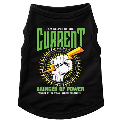 Funny Electrician Gift Electrical Engineer Lineman Doggie Tank