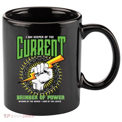Funny Electrician Gift Electrical Engineer Lineman 11oz C Handle Ceramic Mug