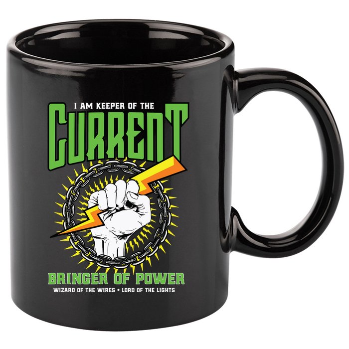 Funny Electrician Gift Electrical Engineer Lineman 11oz C Handle Ceramic Mug
