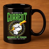 Funny Electrician Gift Electrical Engineer Lineman 11oz C Handle Ceramic Mug