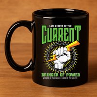 Funny Electrician Gift Electrical Engineer Lineman 11oz C Handle Ceramic Mug