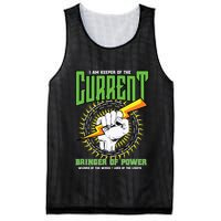 Funny Electrician Gift Electrical Engineer Lineman Mesh Reversible Basketball Jersey Tank