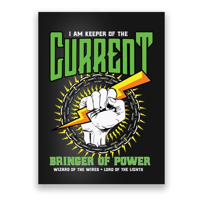 Funny Electrician Gift Electrical Engineer Lineman Poster