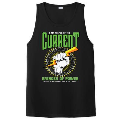 Funny Electrician Gift Electrical Engineer Lineman PosiCharge Competitor Tank