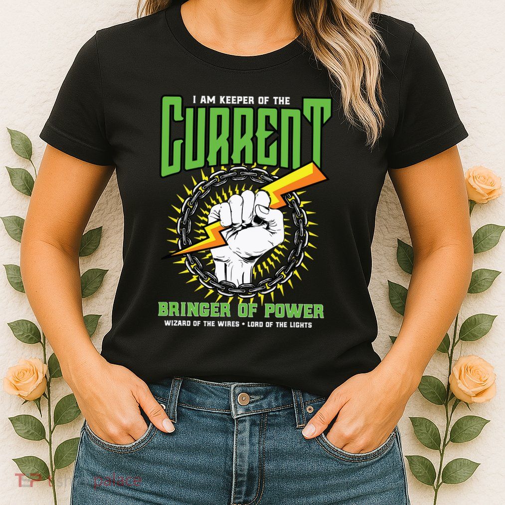 Funny Electrician Gift Electrical Engineer Lineman Womens T-Shirt