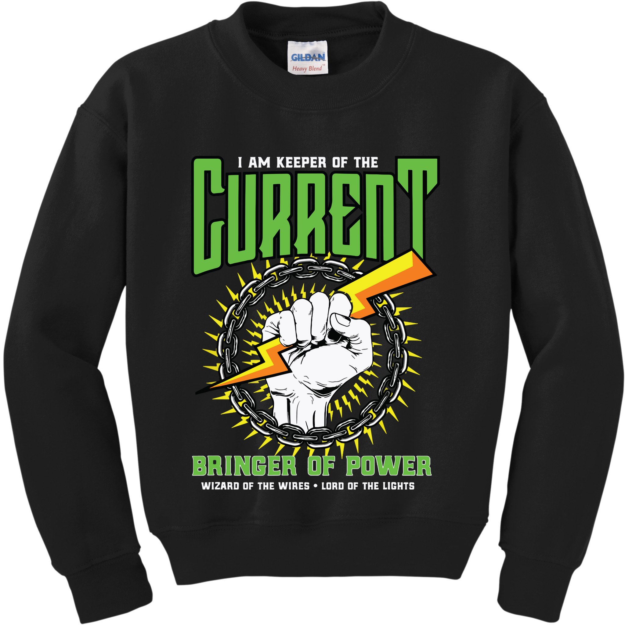 Funny Electrician Gift Electrical Engineer Lineman Kids Sweatshirt