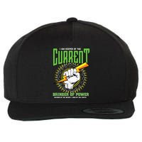 Funny Electrician Gift Electrical Engineer Lineman Wool Snapback Cap