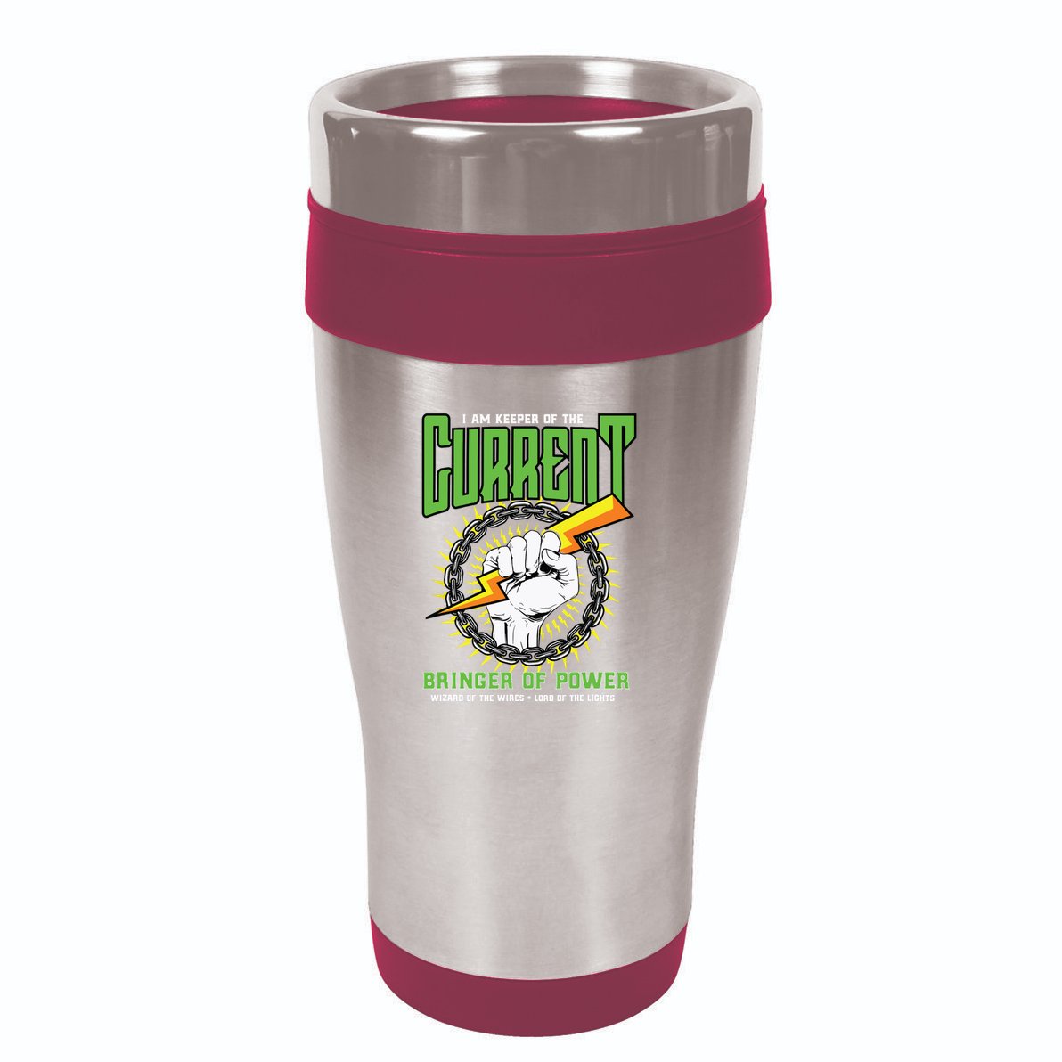 Funny Electrician Gift Electrical Engineer Lineman 16oz Travel Tumbler