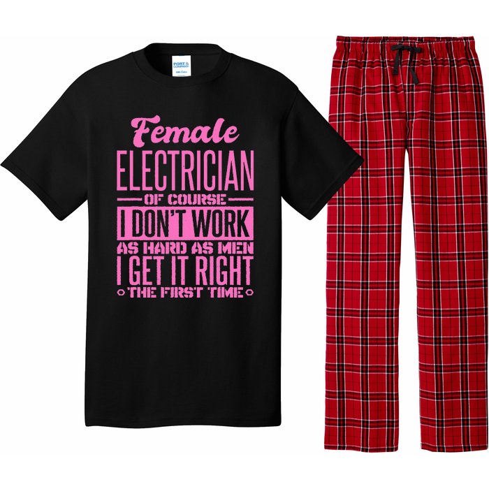 Female Electrician Get It Right The First Time Pajama Set