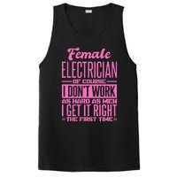 Female Electrician Get It Right The First Time PosiCharge Competitor Tank