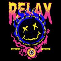 Flaming Emoji Globe Eyeball Smoke Cooling Performance Crew T-Shirt