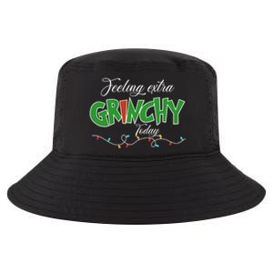 Feeling Extra Grinchy Today Christmas Colorful Xmas Lights Cool Comfort Performance Bucket Hat