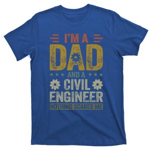 Funny Engineering Gift Civil Engineer Dad Gift T-Shirt