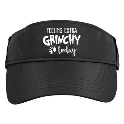Feeling Extra Grinchy Today Funny Christmas Adult Drive Performance Visor