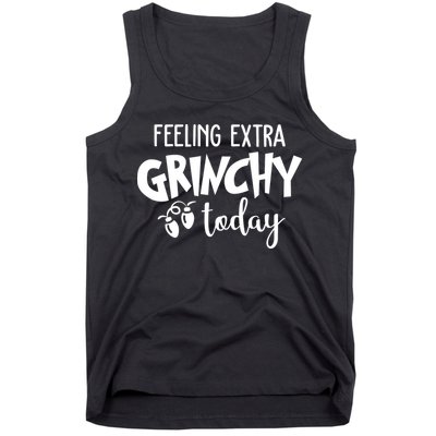Feeling Extra Grinchy Today Funny Christmas Tank Top
