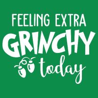 Feeling Extra Grinchy Today Funny Christmas Baby Bodysuit