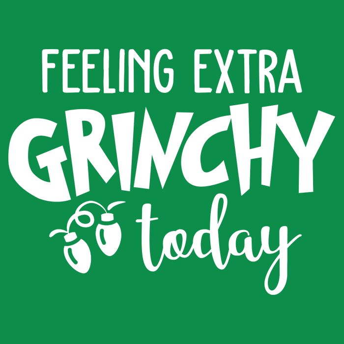 Feeling Extra Grinchy Today Funny Christmas Baby Bodysuit