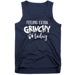 Feeling Extra Grinchy Today Funny Christmas Tank Top