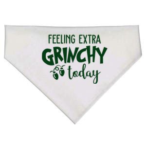 Feeling Extra Grinchy Today Funny Christmas USA-Made Doggie Bandana