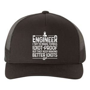 Funny Engineer Gift For Men Women Cool Engineering Mechanic Yupoong Adult 5-Panel Trucker Hat