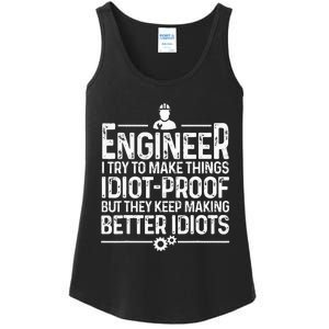 Funny Engineer Gift For Men Women Cool Engineering Mechanic Ladies Essential Tank