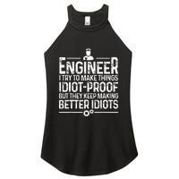 Funny Engineer Gift For Men Women Cool Engineering Mechanic Women's Perfect Tri Rocker Tank