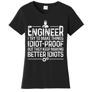 Funny Engineer Gift For Men Women Cool Engineering Mechanic Women's T-Shirt