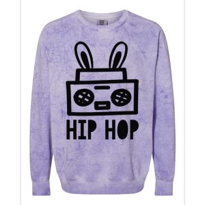 Funny Easter Hip Hop Bunny Ears For And Colorblast Crewneck Sweatshirt