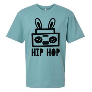 Funny Easter Hip Hop Bunny Ears For And Sueded Cloud Jersey T-Shirt