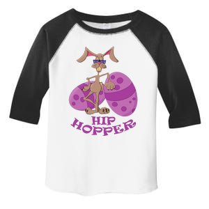 Funny Easter Hip Hopper Bunny Design For Women Toddler Fine Jersey T-Shirt