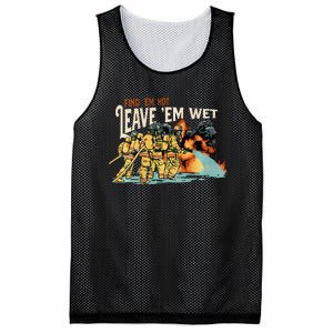 Find Em Hot Leave Em Wet Gift Mesh Reversible Basketball Jersey Tank