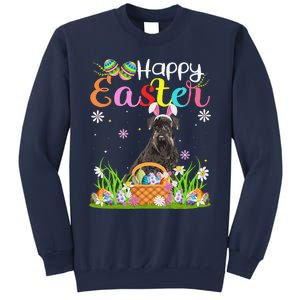 Funny Egg Hunting Bunny Giant Schnauzer Dog Happy Easter Sweatshirt