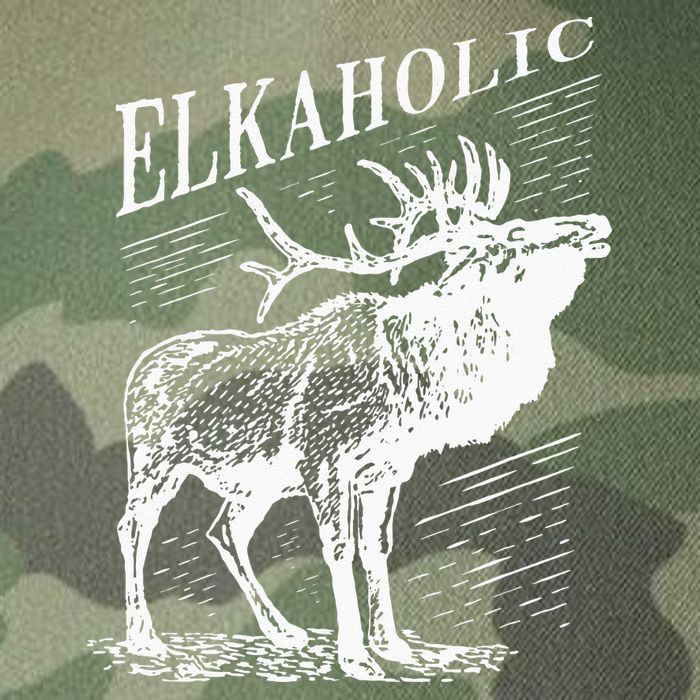 Funny Elk Hunting Elkaholic For Hunters Legacy Tie Dye Trucker Hat