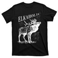 Funny Elk Hunting Elkaholic For Hunters T-Shirt