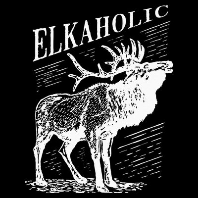 Funny Elk Hunting Elkaholic For Hunters T-Shirt