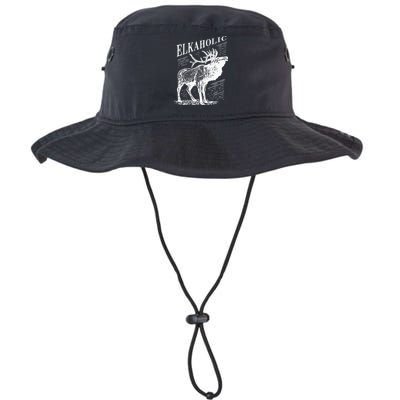 Funny Elk Hunting Elkaholic For Hunters Bucket Hat
