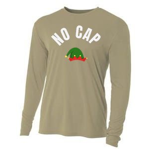 Funny Elf Hat Funny Christmas Gen Z Slang Cooling Performance Long Sleeve Crew