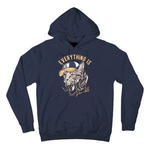 Funny Everything Is Pawsible Hiphop Cat Tall Hoodie