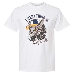 Funny Everything Is Pawsible Hiphop Cat Garment-Dyed Heavyweight T-Shirt