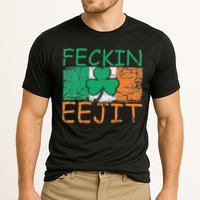 Feckin Eejit Ireland Irish Slang flag St Patricks Day Cooling Performance Crew T-Shirt