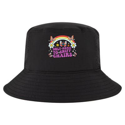 Funny Embarrassing Inappropriate Only Here To Sniff Chairs Cool Comfort Performance Bucket Hat