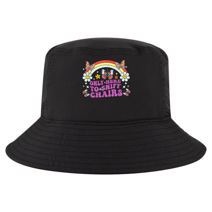 Funny Embarrassing Inappropriate Only Here To Sniff Chairs Cool Comfort Performance Bucket Hat