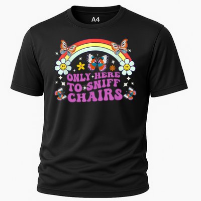 Funny Embarrassing Inappropriate Only Here To Sniff Chairs Performance Shirt