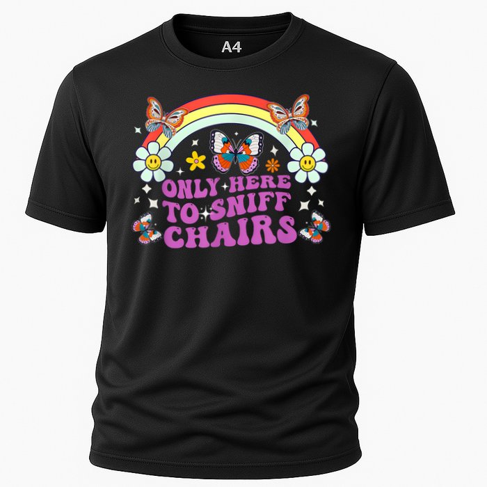 Funny Embarrassing Inappropriate Only Here To Sniff Chairs Performance Shirt