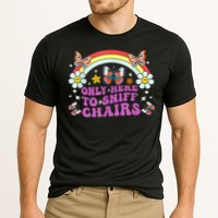 Funny Embarrassing Inappropriate Only Here To Sniff Chairs Performance Shirt