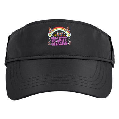 Funny Embarrassing Inappropriate Only Here To Sniff Chairs Adult Drive Performance Visor